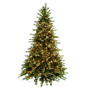 ALBERO DI NATALE CON LED, BRIDGE MOUNTAIN, 240CM, VERDE