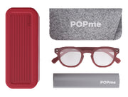 OCCHIALI DA VISTA POPME GLASSES CHERRY RED +2 (DISP.MEDICO)
