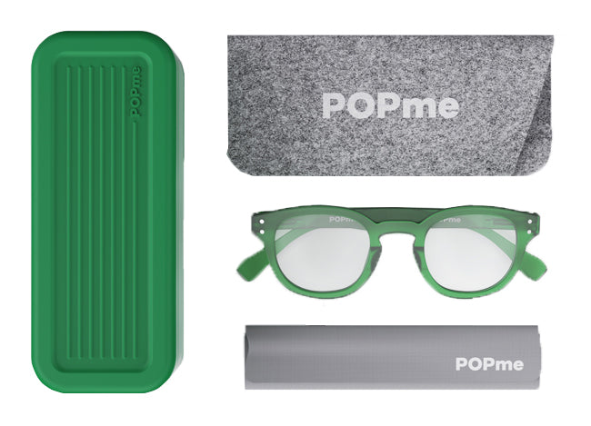 OCCHIALI DA VISTA POPME GLASSES FOREST GREEN +2,5 (DISP.MEDICO)