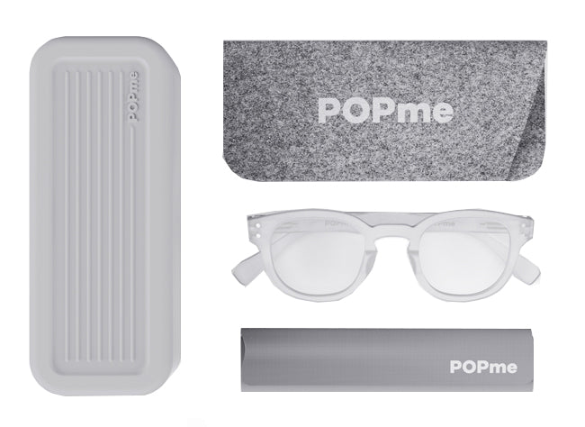 OCCHIALI DA VISTA POPME GLASSES ICI WHITE +1,5 (DISP.MEDICO)
