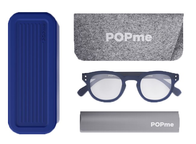 OCCHIALI DA VISTA POPME GLASSES OCEAN BLUE +1 (DISP.MEDICO)