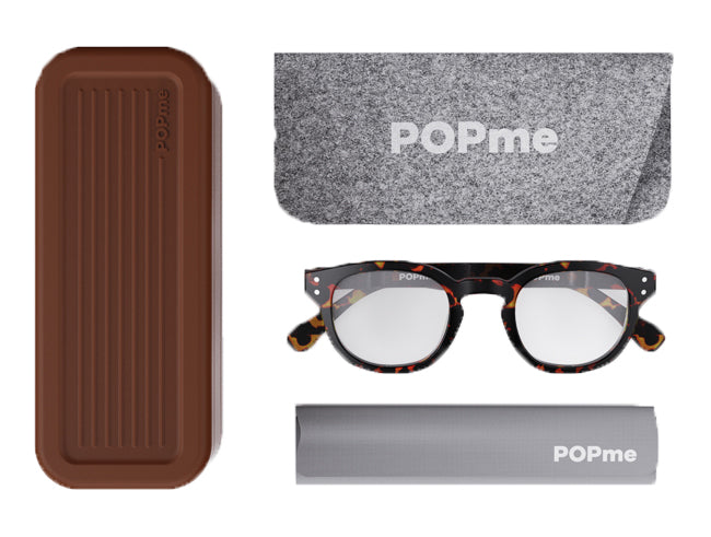 OCCHIALI DA VISTA POPME GLASSES TORTOISE +1 (DISP.MEDICO)