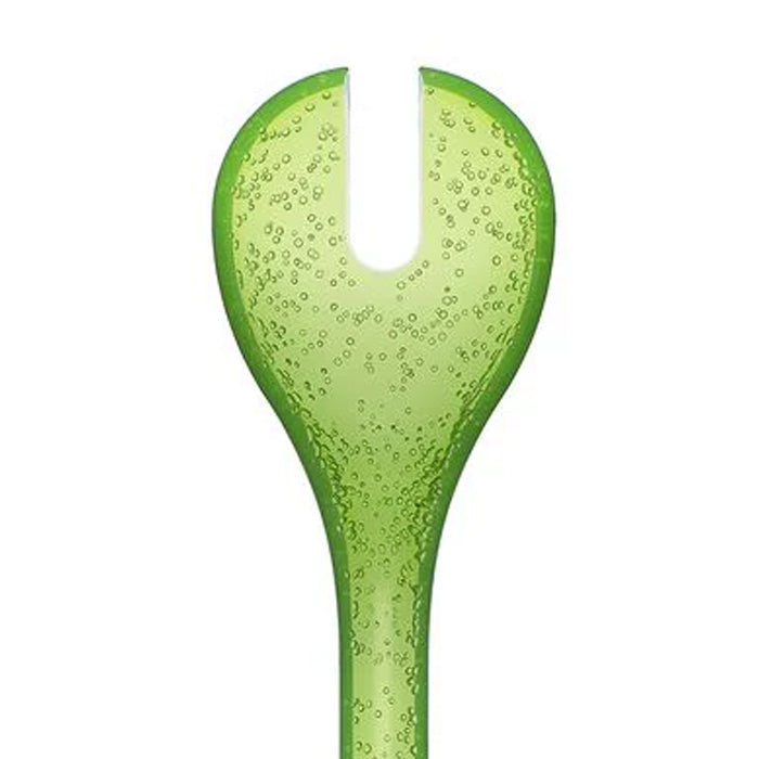 POSATE DA INSALATA IN METACRILATO VERDE LIMONE