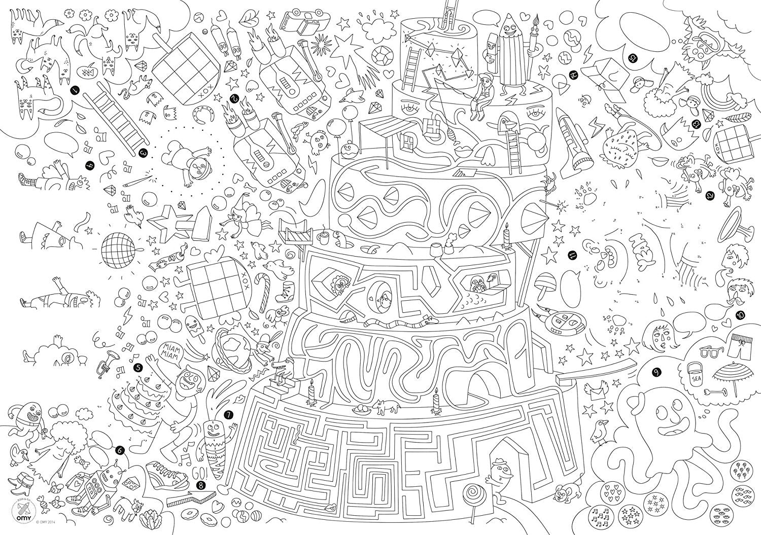 POSTER GIGANTE PLAY DA COLORARE