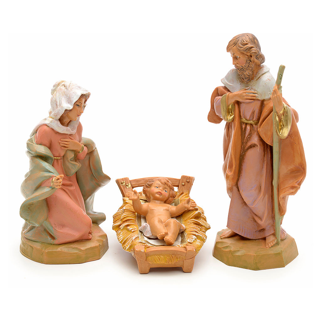 NATIVITA' 12 CM TRE STATUETTE IN RESINA