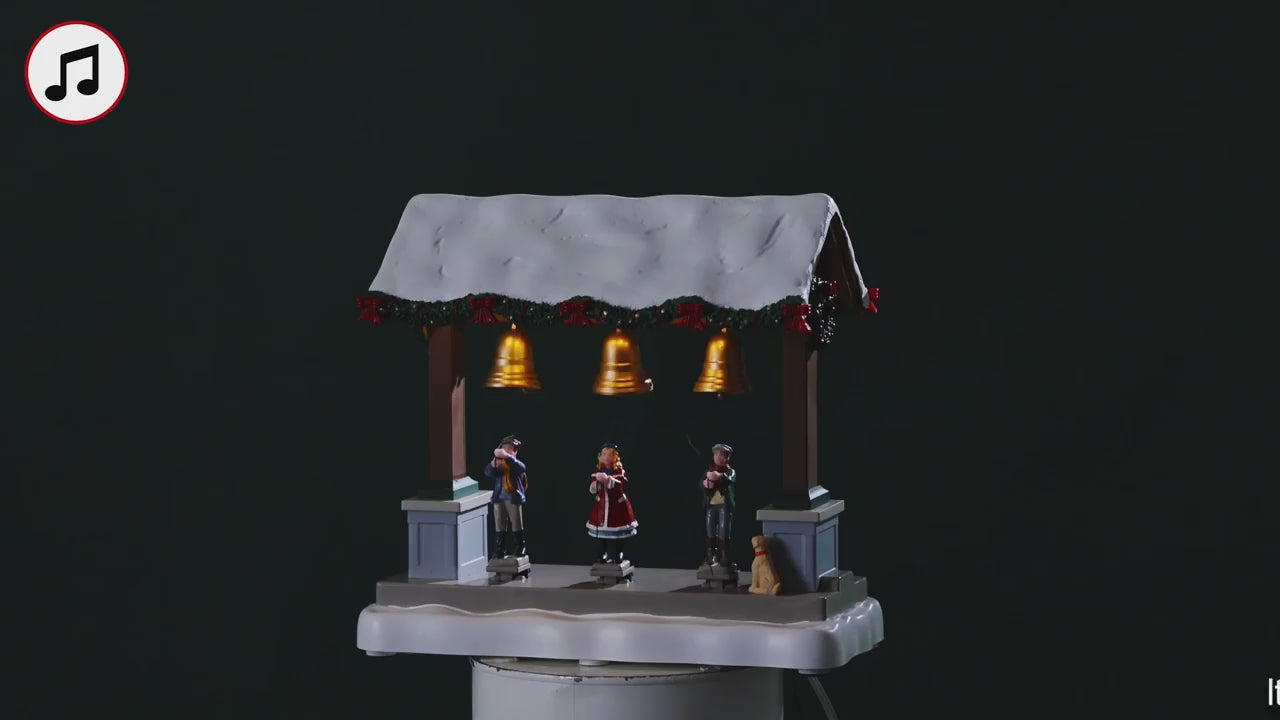 Carica video: Christmas Bells Are Ringing - LEMAX COD. 64637