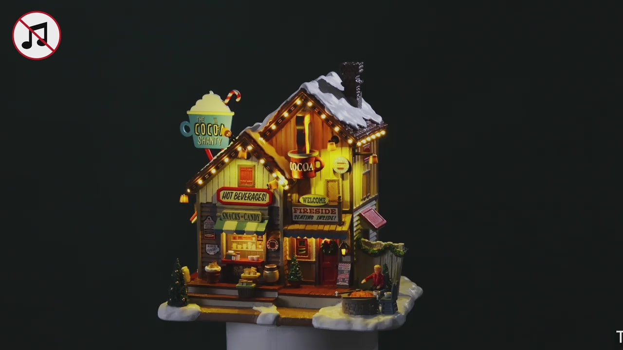Video laden: The Cocoa Shanty - LEMAX COD. 65528
