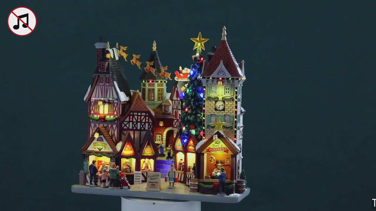 Video laden: Christkindl Square - LEMAX COD. 55319