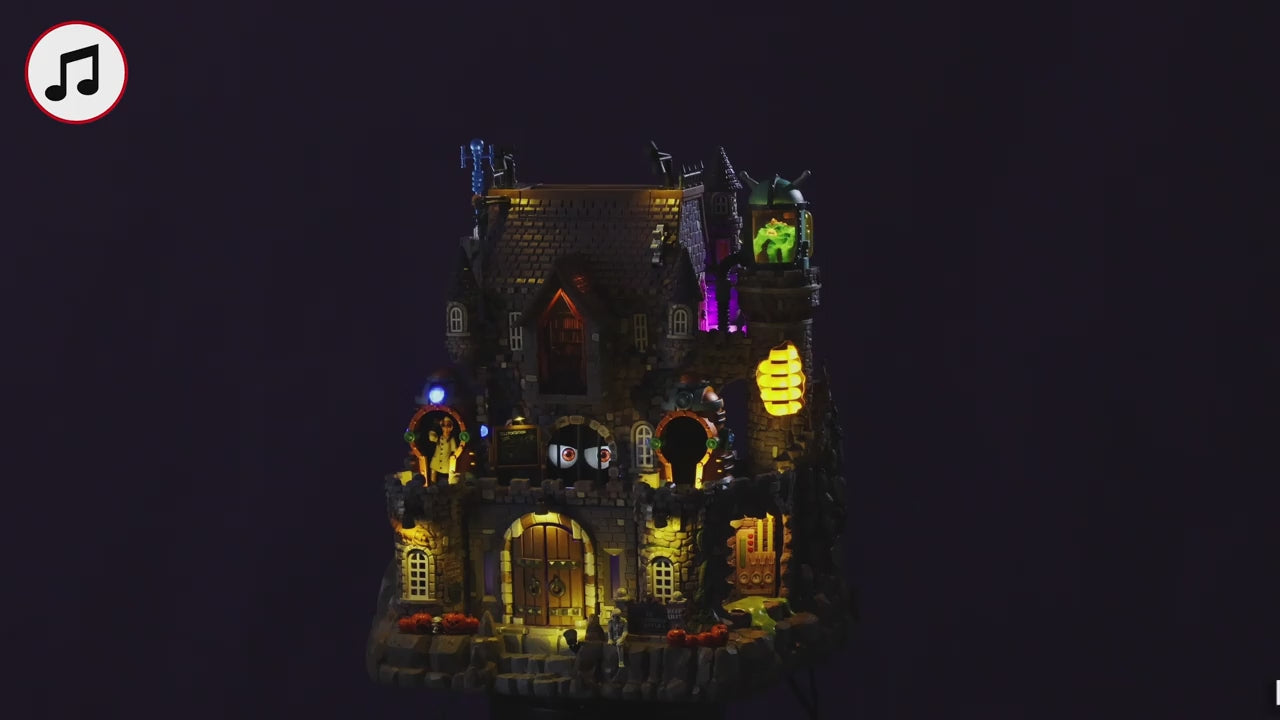 Charger la vidéo : Dr. Dreadmoor's Castle - LEMAX COD. 65516 adattatore (4.5 V) incluso