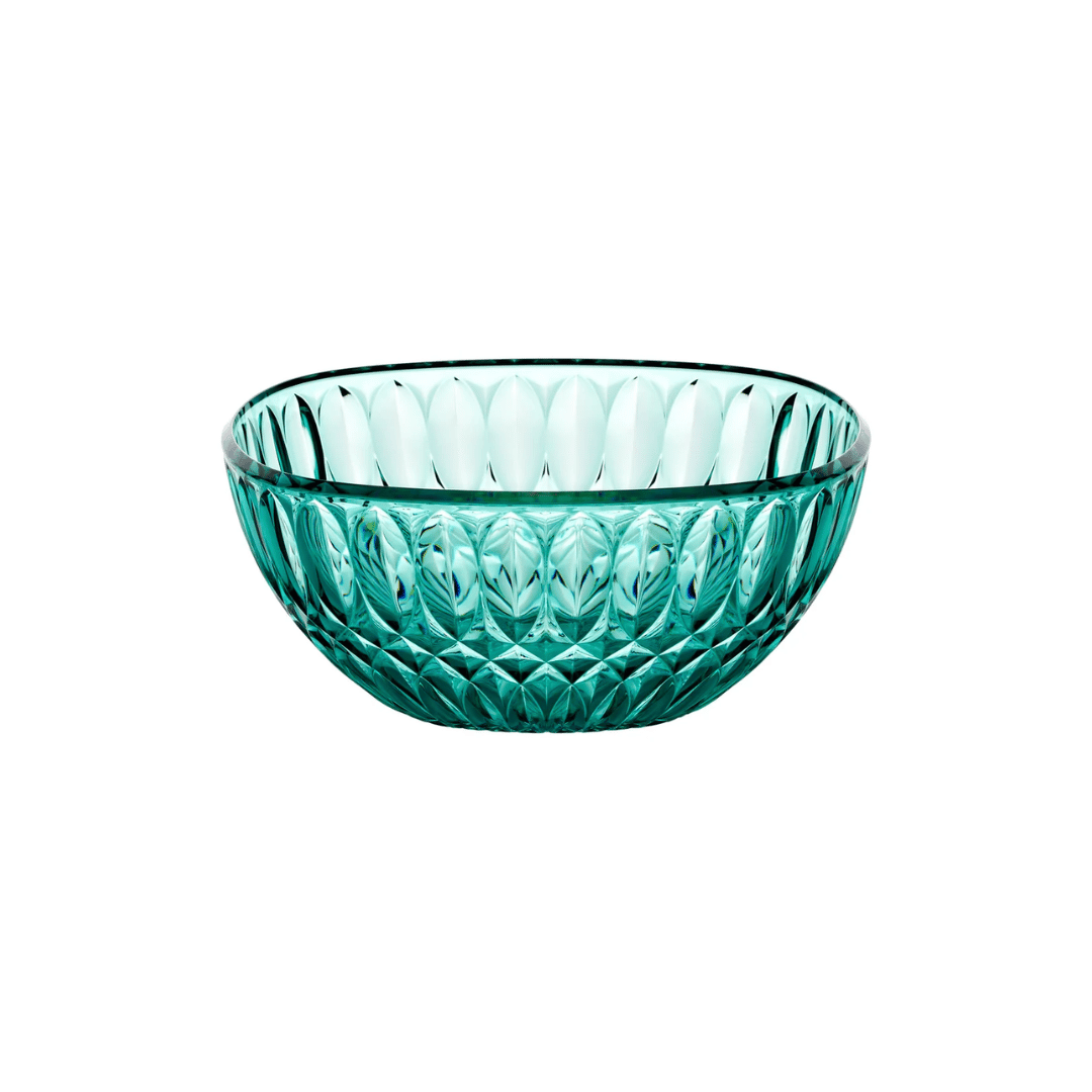 CONTENITORE Ø21CM "VANITY" VERDE ACQUA