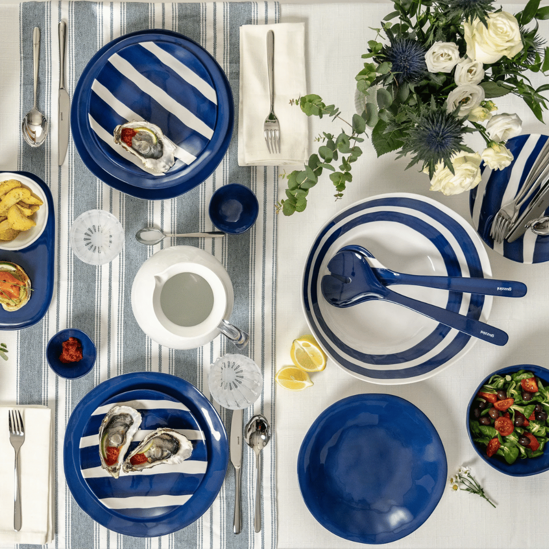 POSATE INSALATA "RIVIERA" BLU