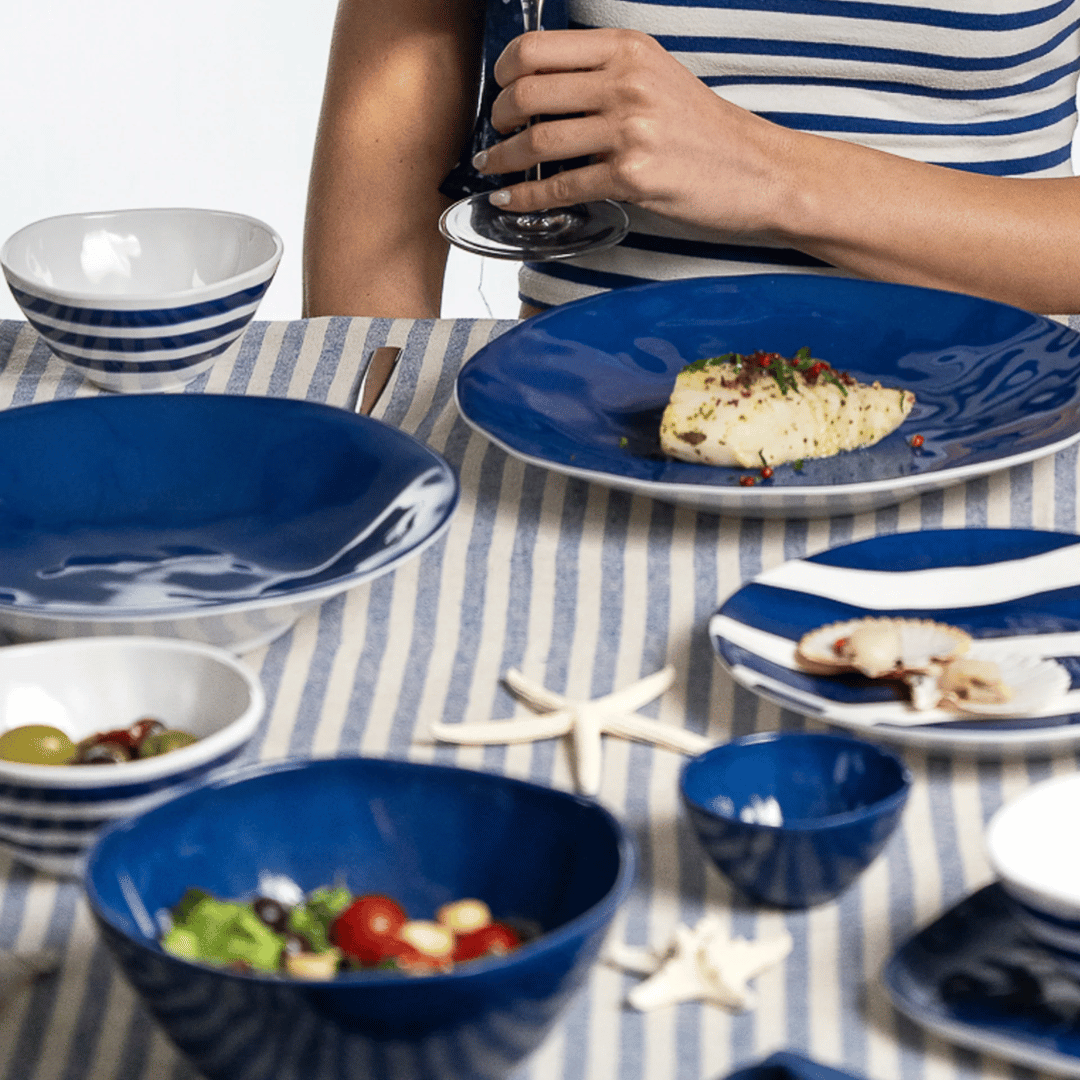 PIATTO FONDO "RIVIERA" BLU