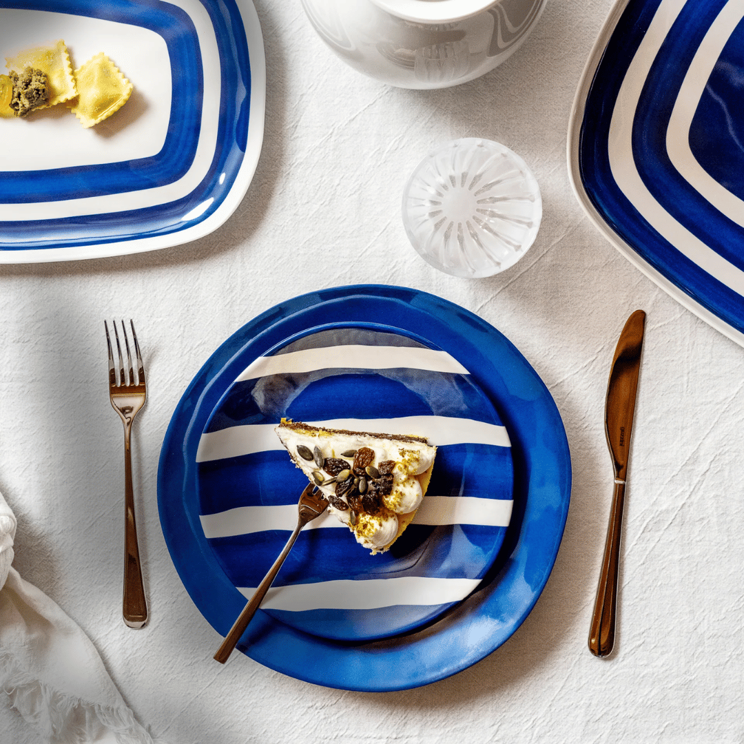 PIATTO DESSERT "RIVIERA" BLU