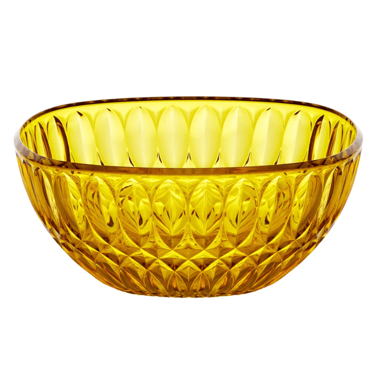 CONTENITORE Ø21CM "VANITY" GIALLO