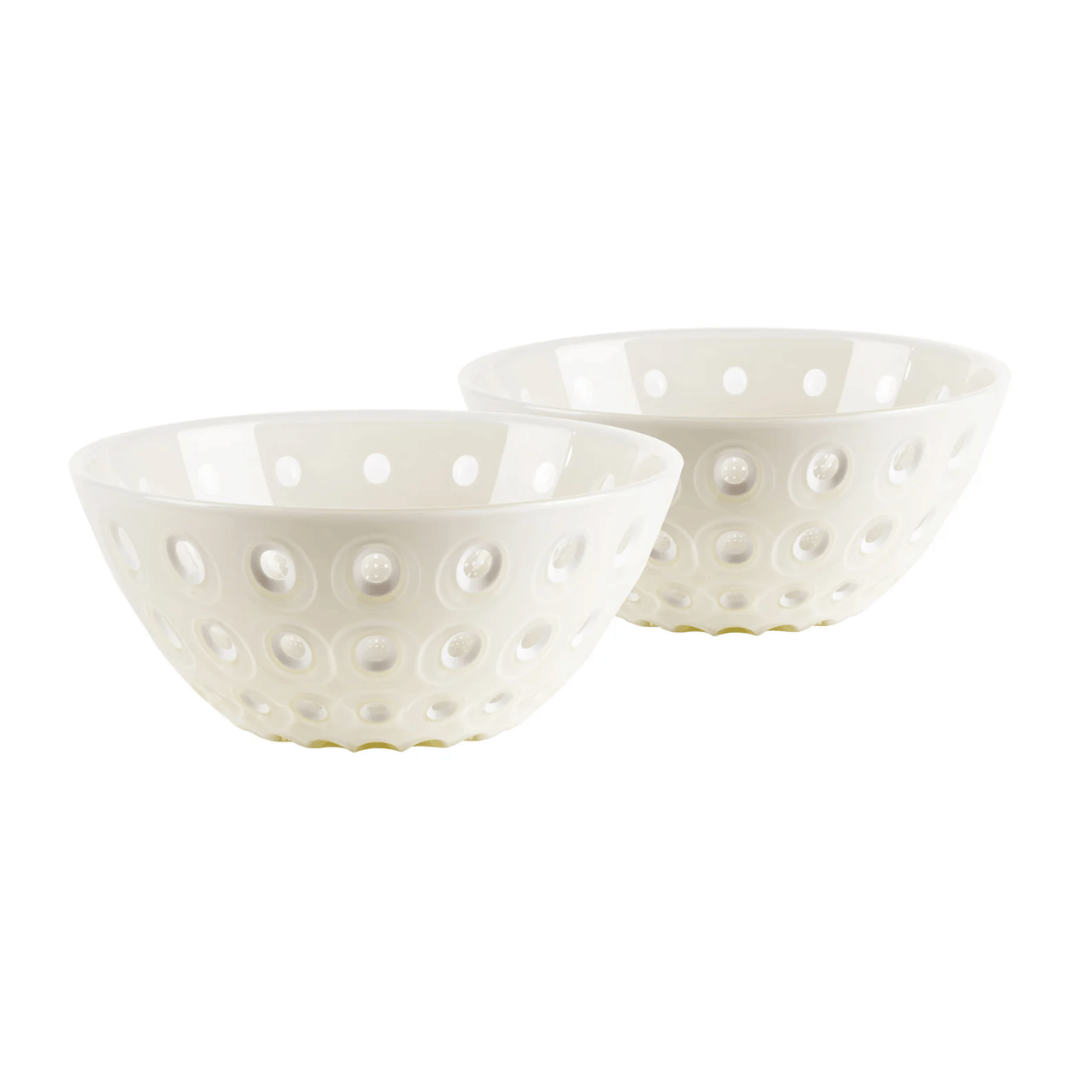 SET 2 CIOTOLE ⌀12CM "LE MURRINE" BIANCHE