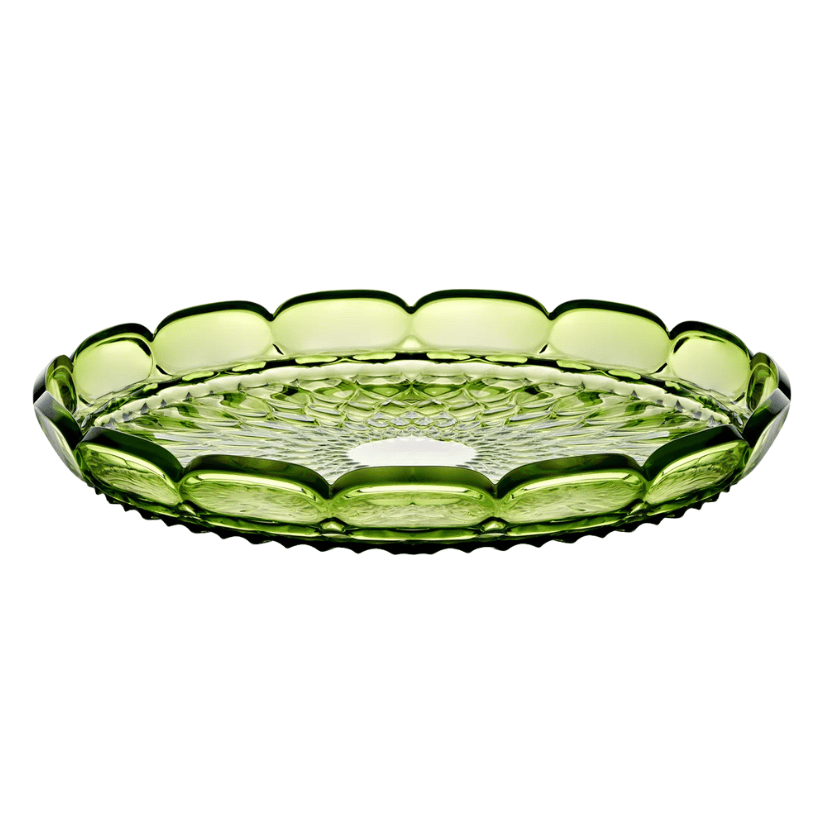 VASSOIO TONDO PICCOLO "VANITY" VERDE