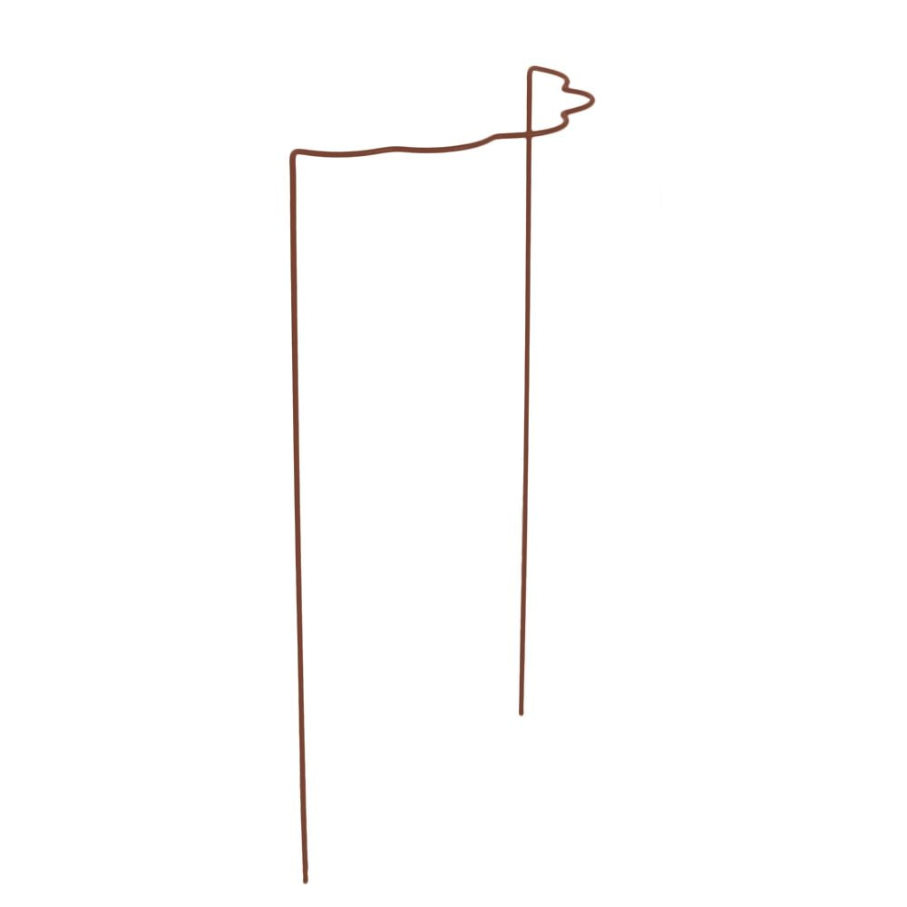 SOSTEGNO ONDULATO PER PIANTE 70X40CM MARRONE RUGGINE
