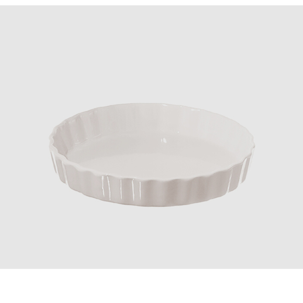 TEGLIA PER CROSTATA 32 CM IN PORCELLANA LINEA AREZZO