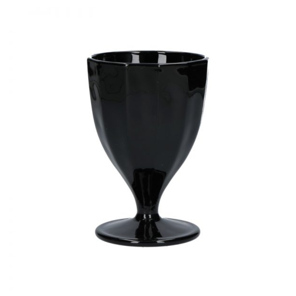 CALICE IN VETRO NERO 300CC LINEA AMAMI