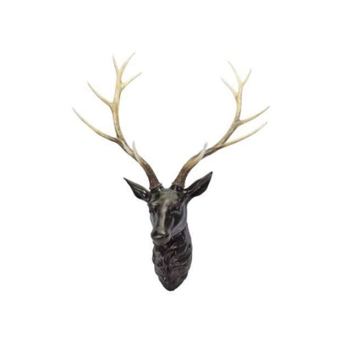 TESTA DI CERVO DECORATIVA APPENDIBILE 78X45X104CM