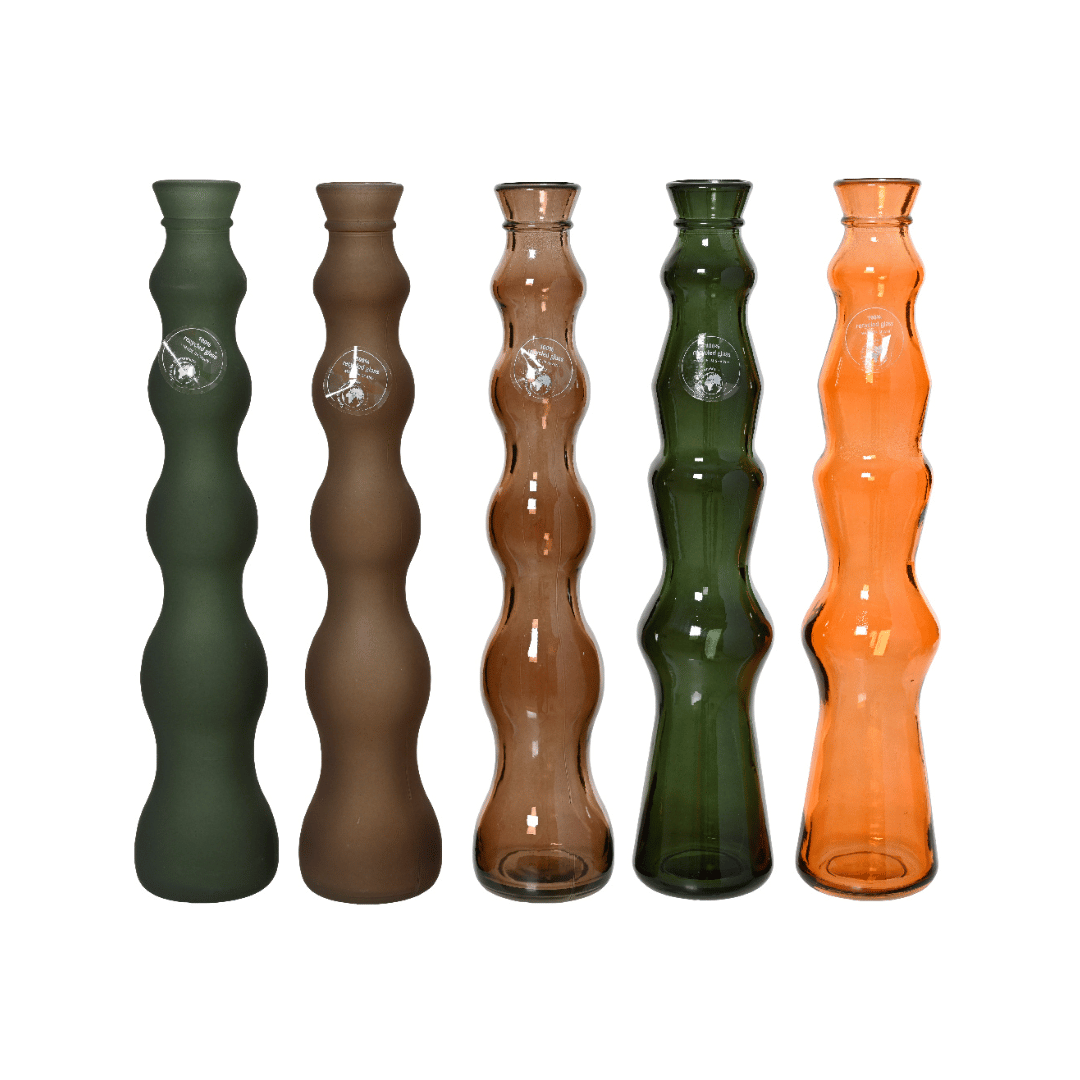 1 VASO VETRO HOT D7 H32 COLORE ASSORTITO