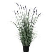 PIANTA ARTIFICIALE LAVANDA IN VASO D30 H96