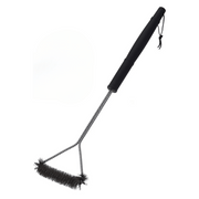 SPAZZOLA PER PULIZIA BARBECUE CON MANICO 51CM