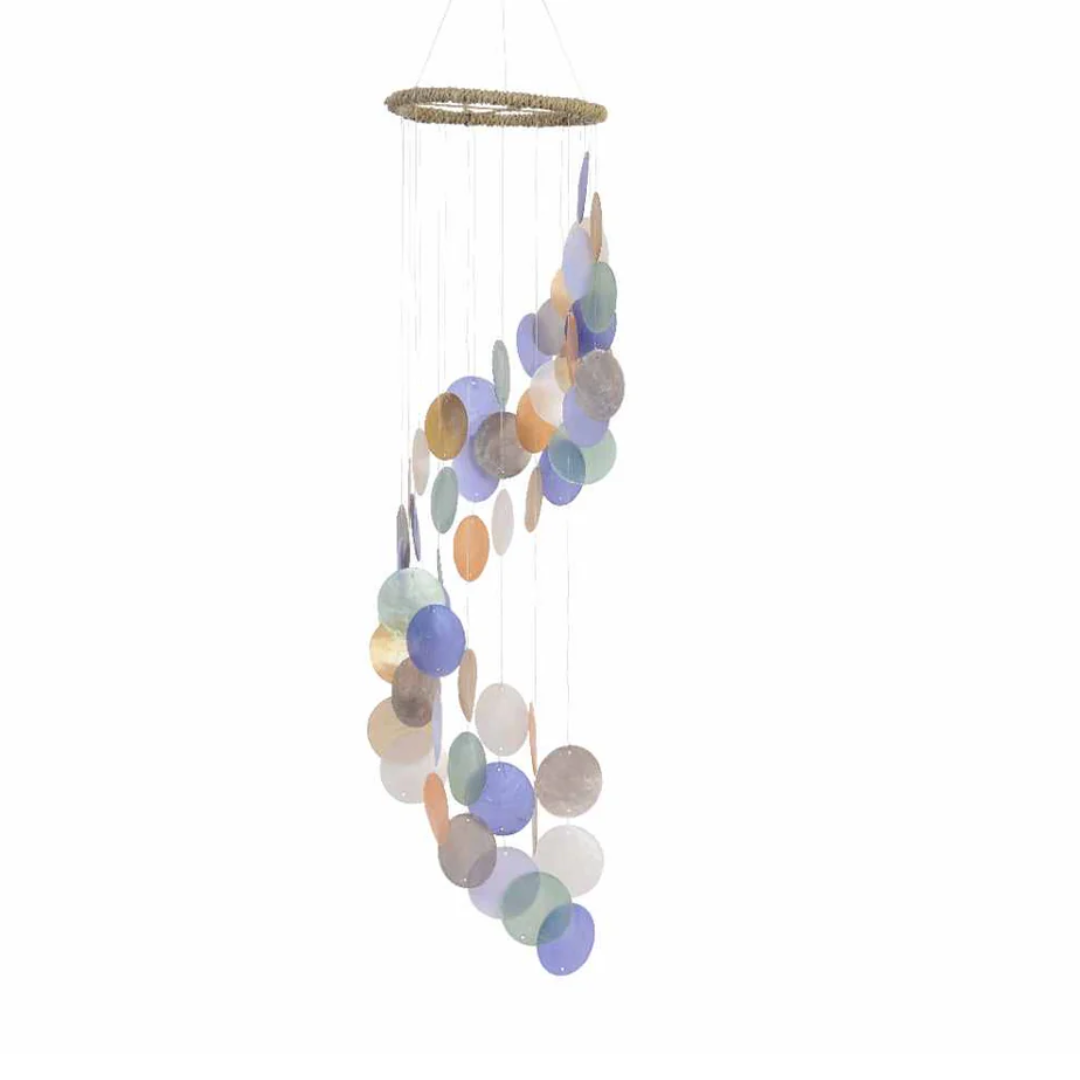 DECORAZIONE DA APPENDERE SONAGLIO MULTICOLOR 62 CM