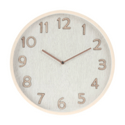 OROLOGIO DA PARETE IN LEGNO OLMO 38CM