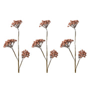 OFFERTA 3 RAMI CON BACCHE 50CM ROSA