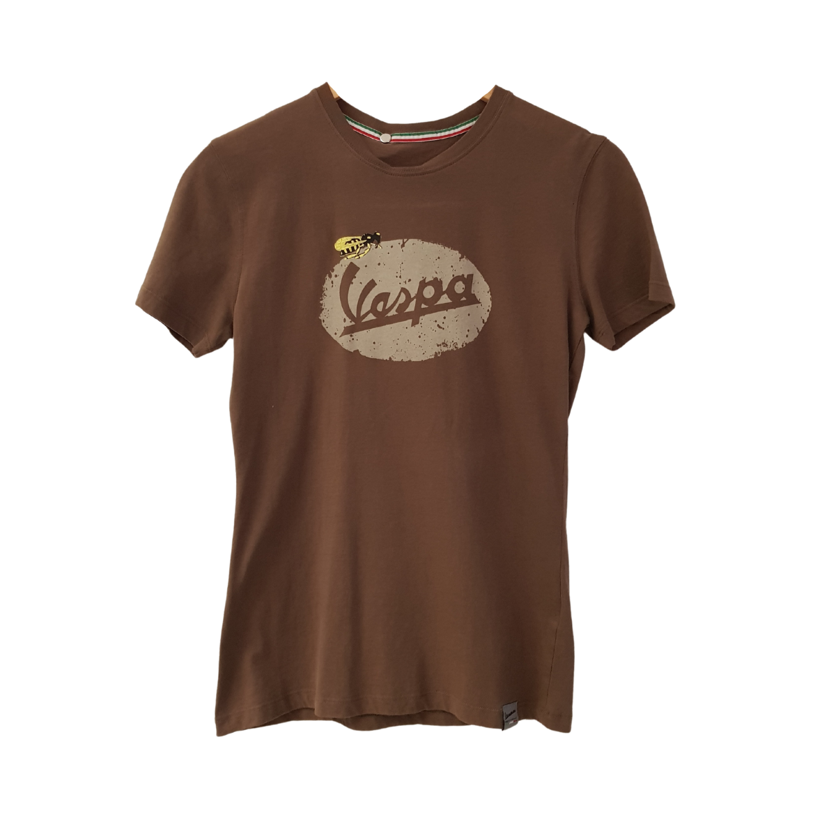 T-SHIRT "VESPA" DA DONNA TAGLIA M - MARRONE
