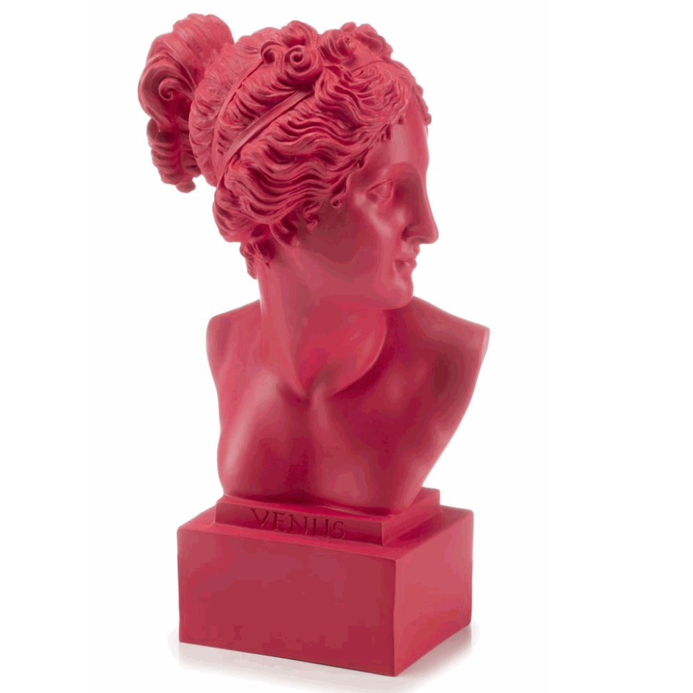 BUSTO VENERE ROSSO RUBINO 53 CM LAMART