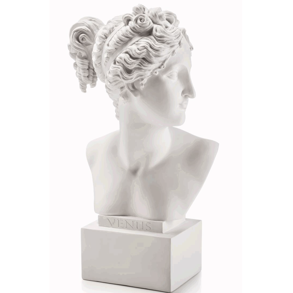 BUSTO VENERE BIANCO 36 CM LAMART