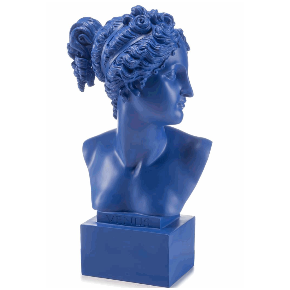 BUSTO VENERE BLU 36 CM LAMART
