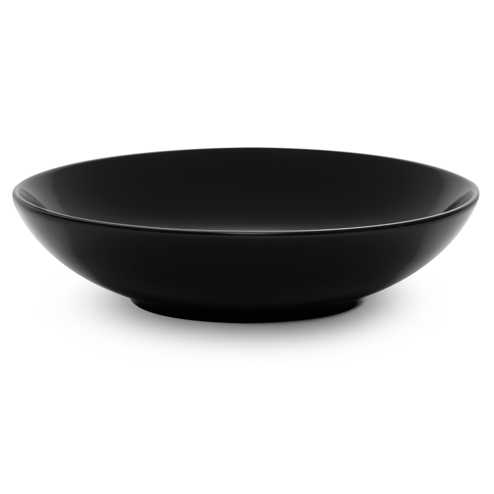 PIATTO FONDO D. 20,5 CM NERO STROMBOLI KALEIDOS