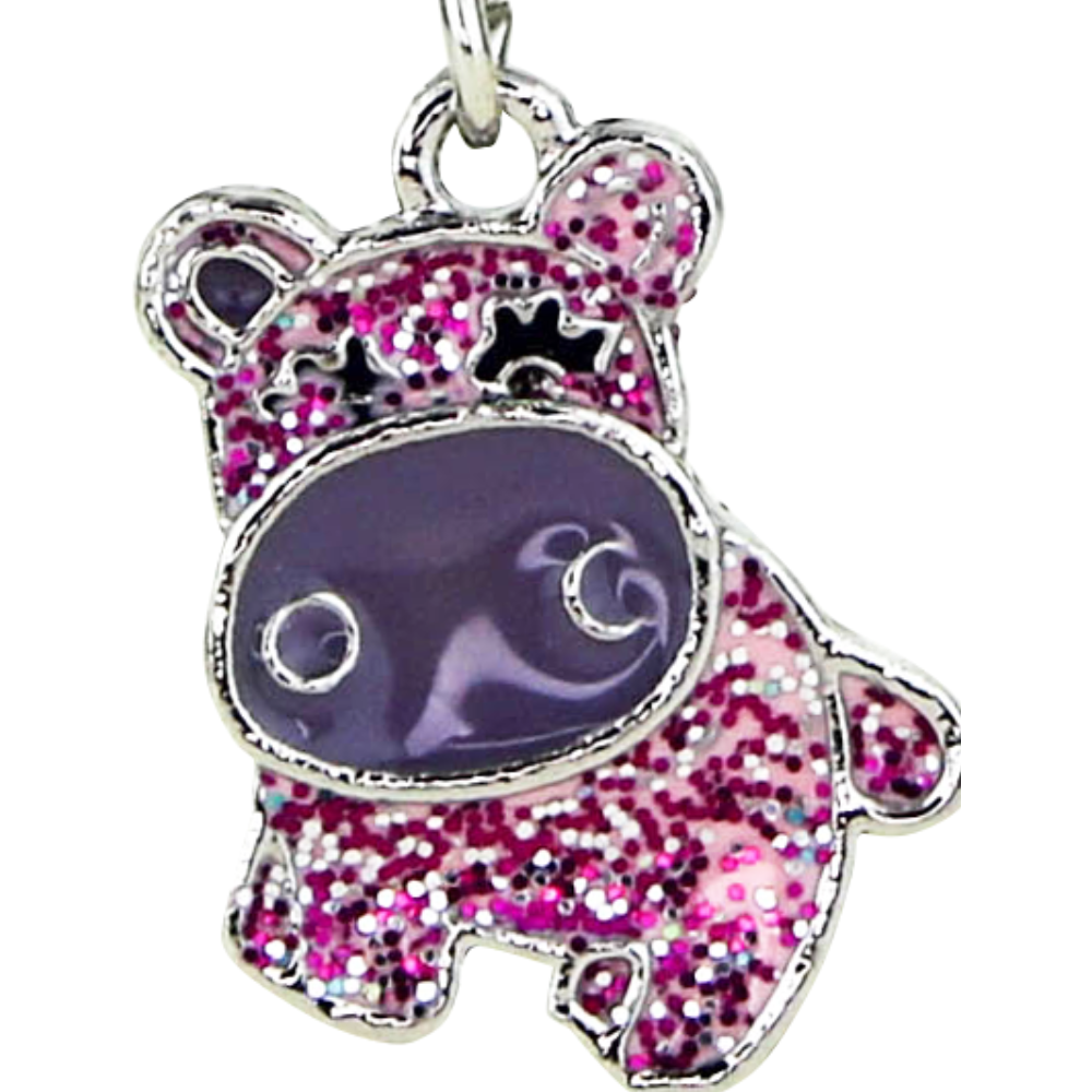 CIONDOLO AFFASCINANTE IPPOPOTAMO IN METALLO CHARMING