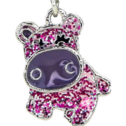 CIONDOLO AFFASCINANTE IPPOPOTAMO IN METALLO CHARMING