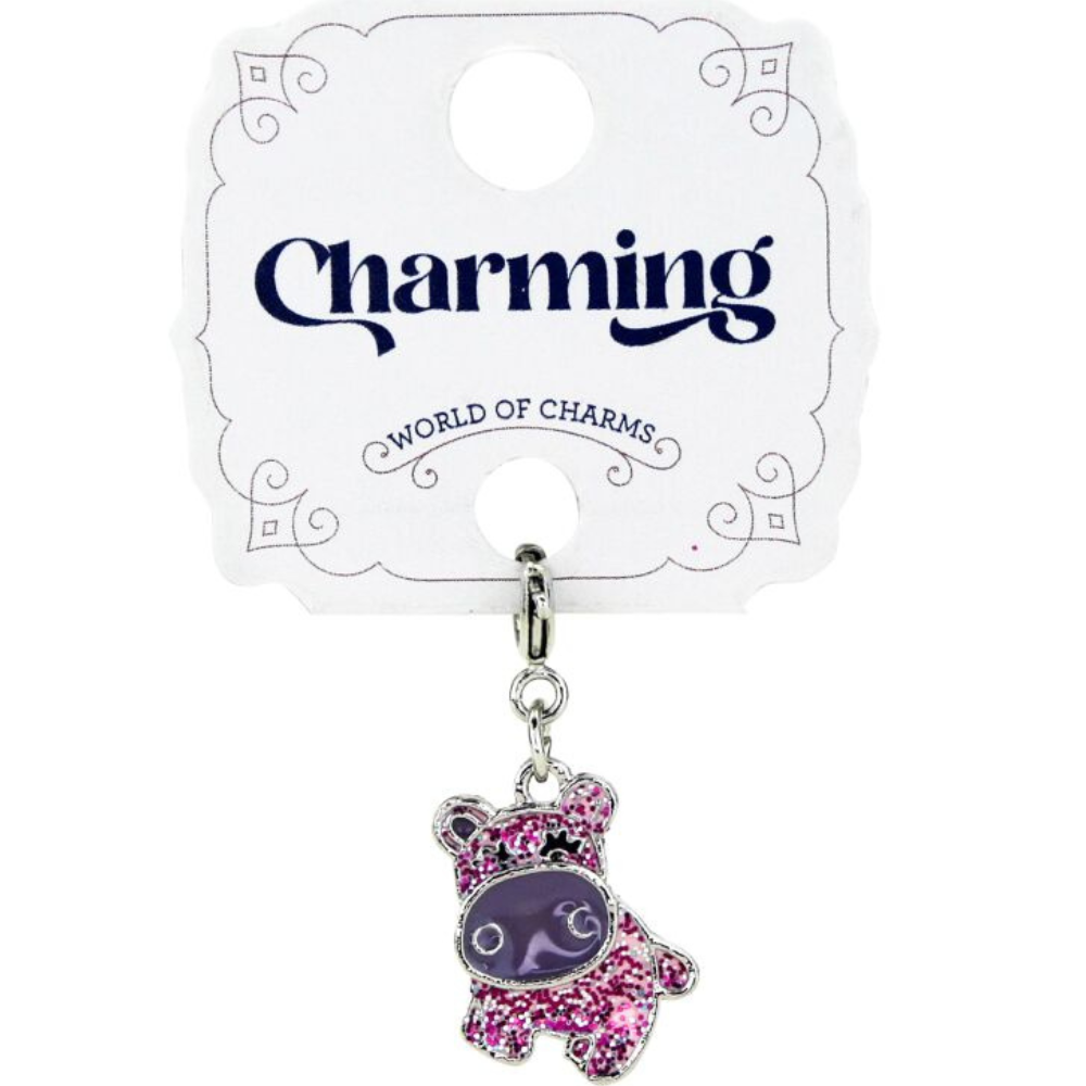 CIONDOLO AFFASCINANTE IPPOPOTAMO IN METALLO CHARMING