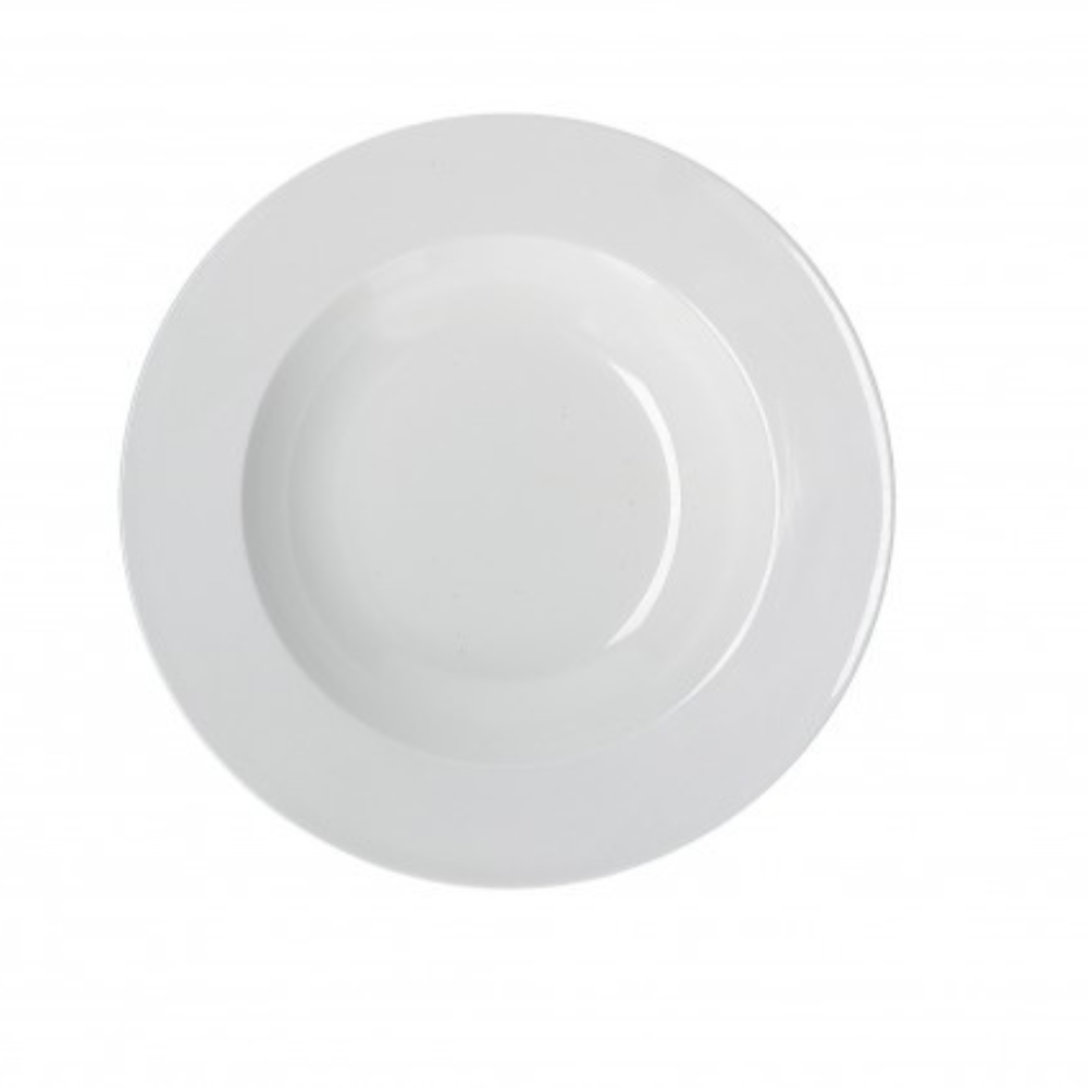 PIATTO FONDO FALDA 23 CM IN PORCELLANA ESSENZIALE