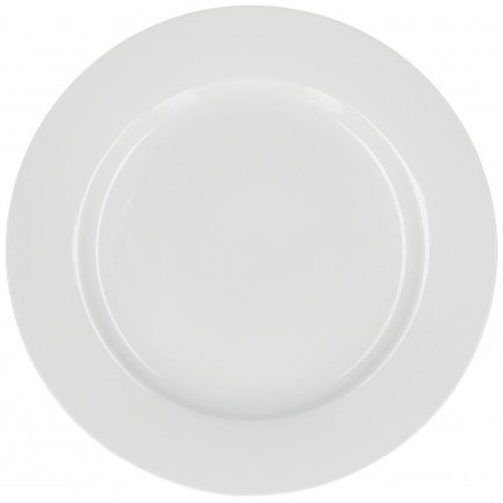 VASSOIO ROTONDO FALDA D. 30 CM IN PORCELLANA ESSENZIALE