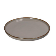 PIATTO TESO D. 21CM GRIGIO PERLA CONCERTO GLAM