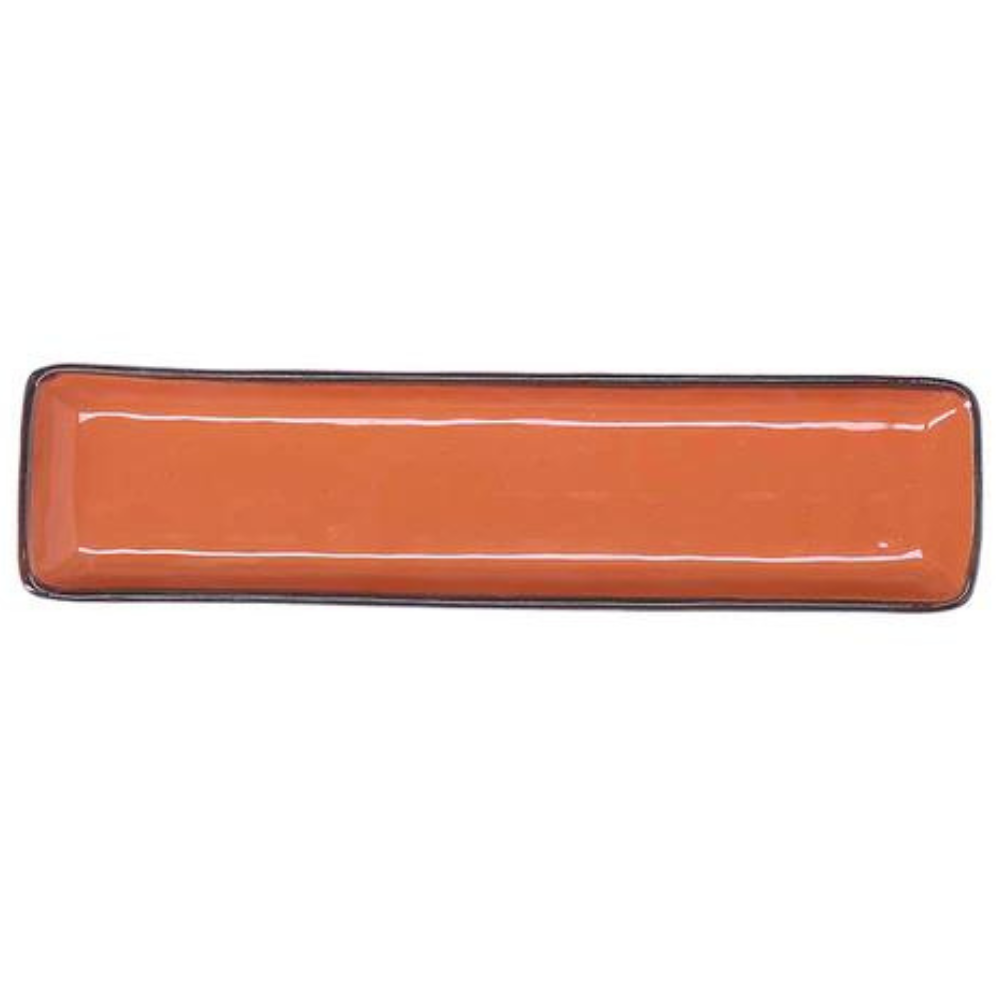 VASSOIO RETTANGOLARE 32X8 CM ARANCIONE CONCERTO