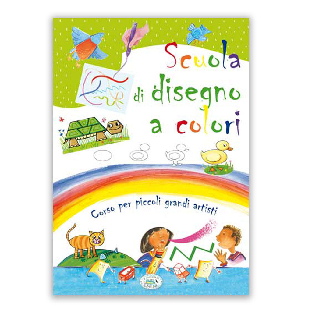 LIBRO DA COLORARE SCUOLA DI DISEGNO A COLORI