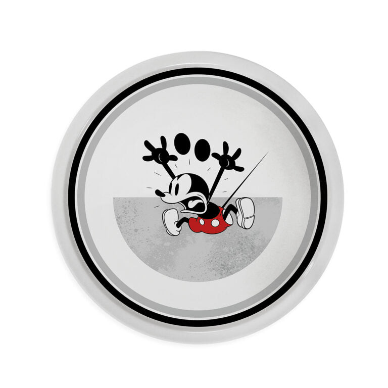 PIATTO PIZZA MICKEY I AM D.30 cm GRIGIO