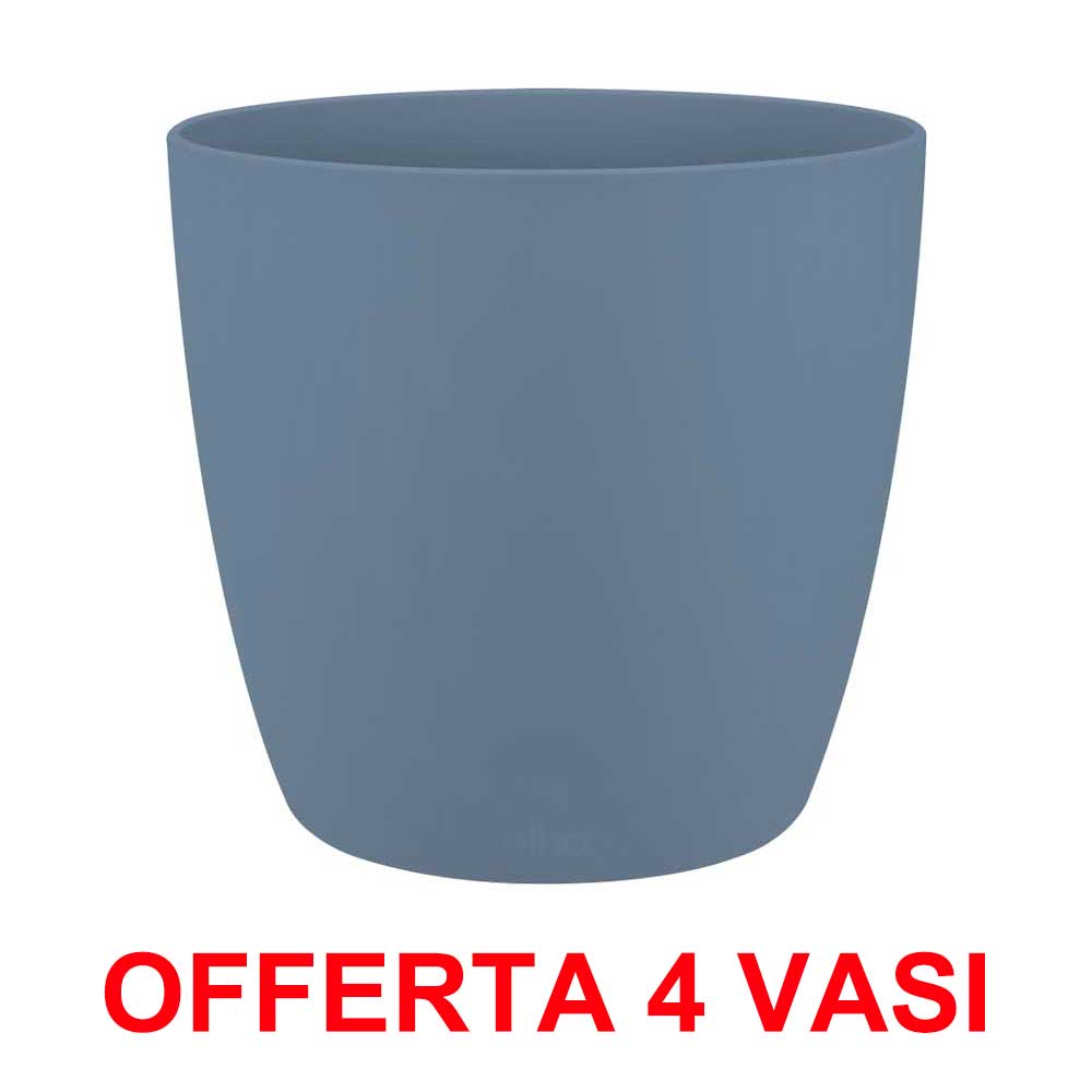 OFFERTA 4 VASO BRUSSELS ROUND 18CM VINTAGE BLUE