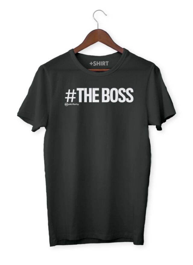 T-SHIRT THE BOSS XS UNISEX 100% COTONE