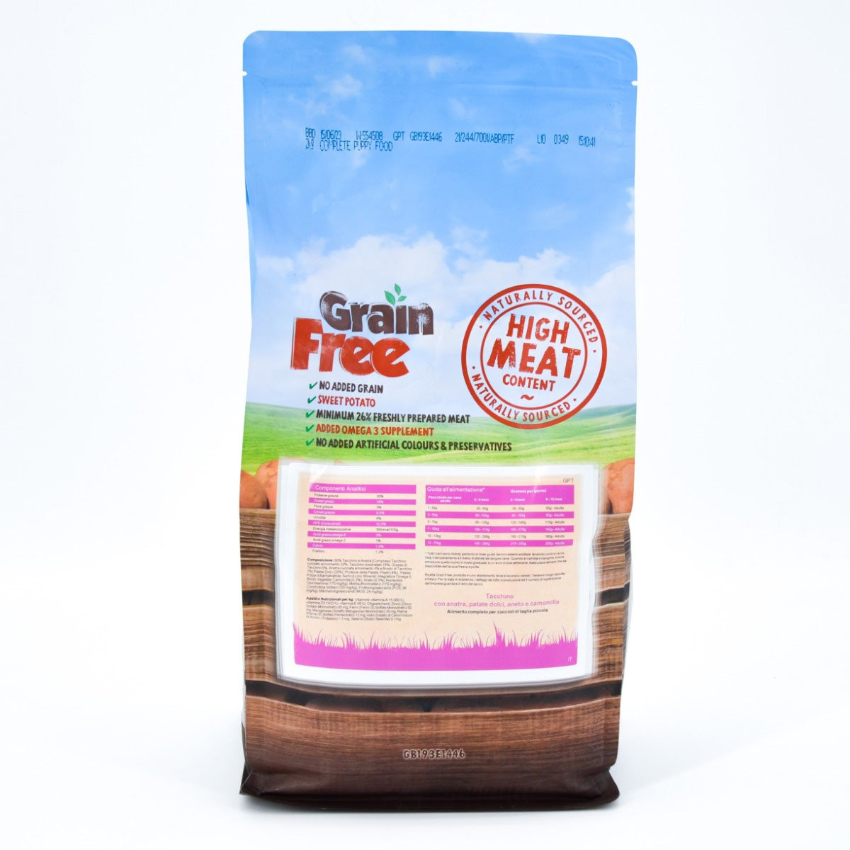 CROCCHETTE PERAGA GRAIN FREE PER CANE CUCCIOLO TAGLIA PICCOLA 6KG TACCHINO