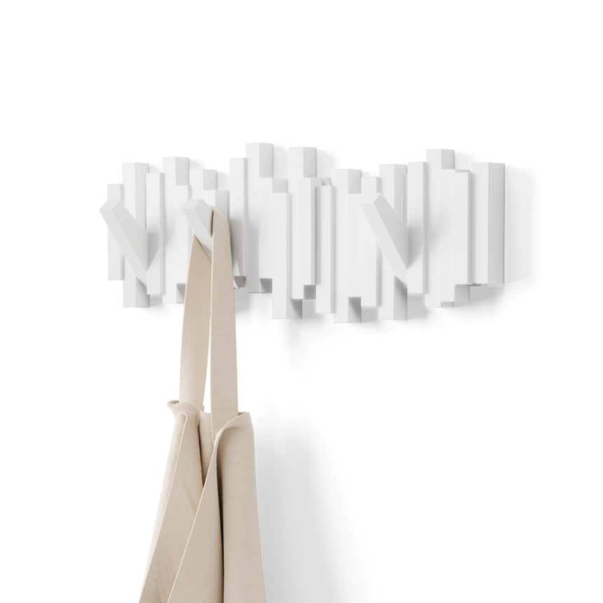 Appendiabiti da parete Sticks 49x18x3 cm Bianco UMBRA