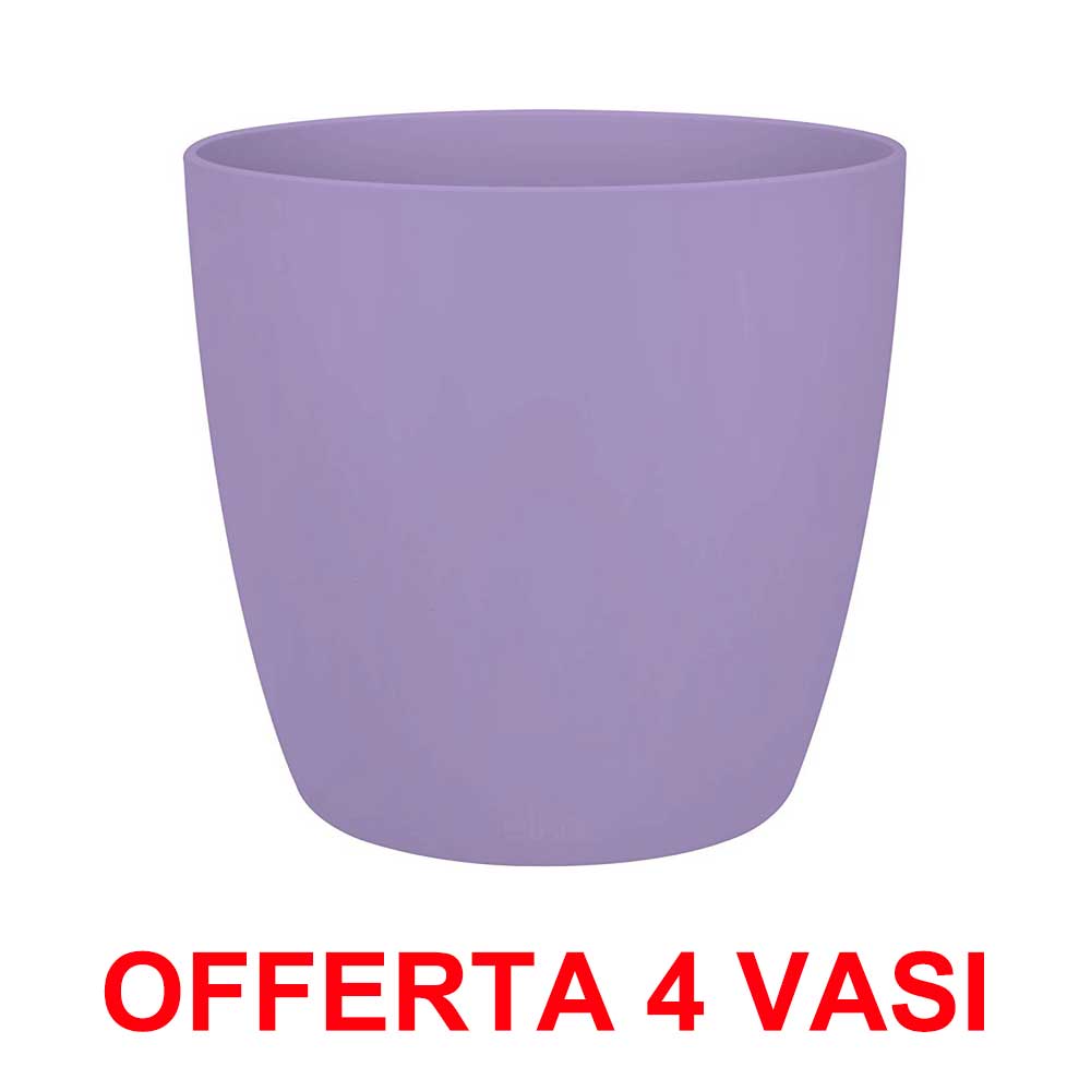 OFFERTA 4 VASO BRUSSELS ROUND MINI 10,5CM NEW VIOLET