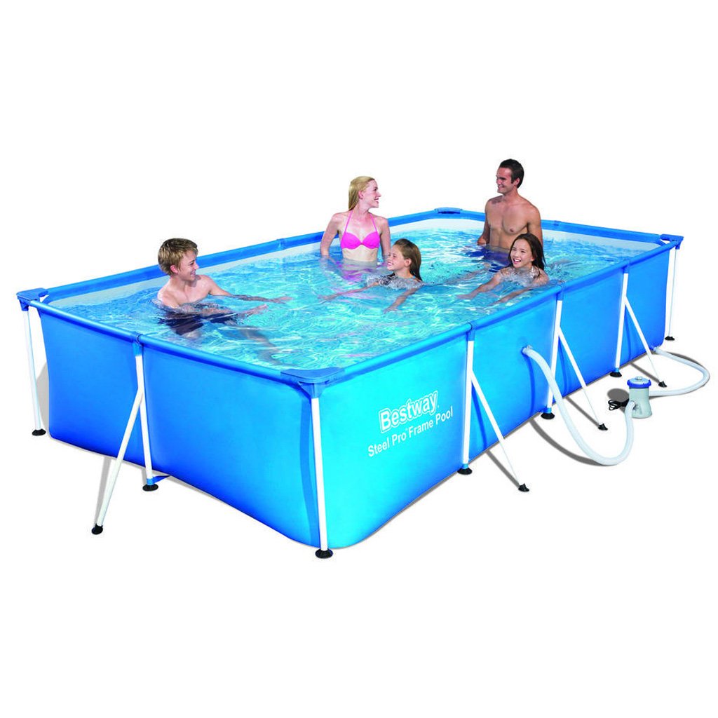 PISCINA RETTANGOLARE FRAME 400X211XH81CM + POMPA FILTRO